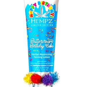Brand New! Just Released !! Buttercream Birthday Tanning Loionn By Hempz!! 🥳
